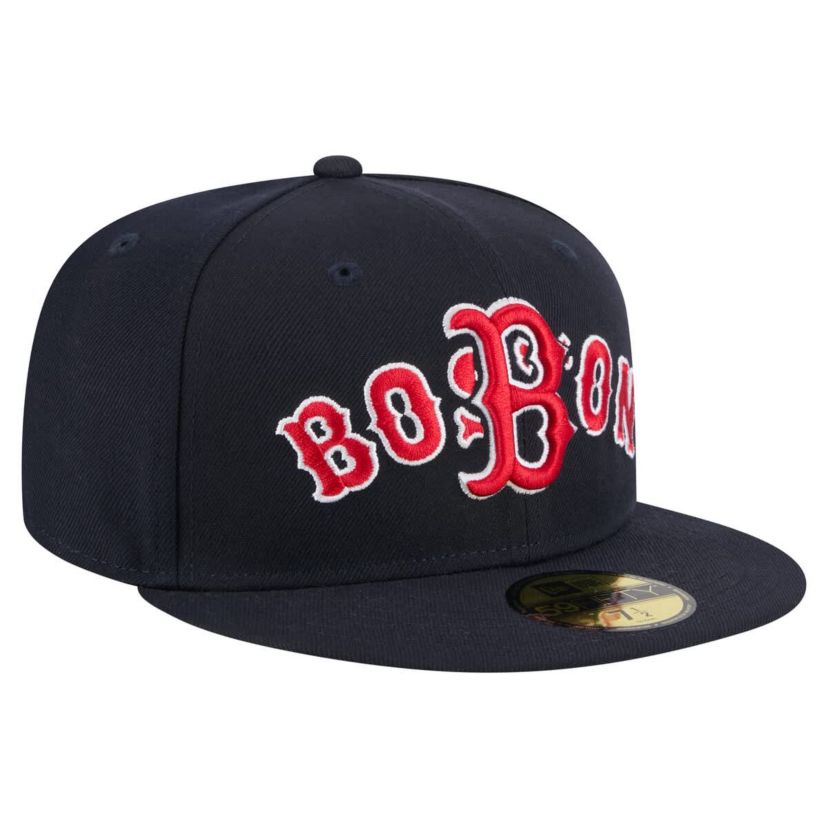Boston Red Sox MLB Boston Sox Overlap 59FIFTY Fitted Hat