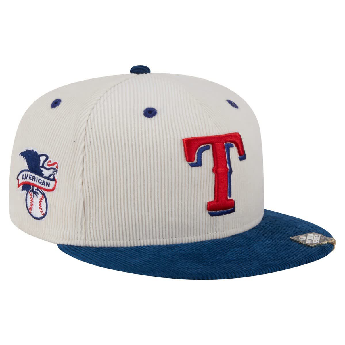 New Era MLB Cream/Royal Texas Rangers Two-Tone Corduroy 59FIFTY Fitted ...
