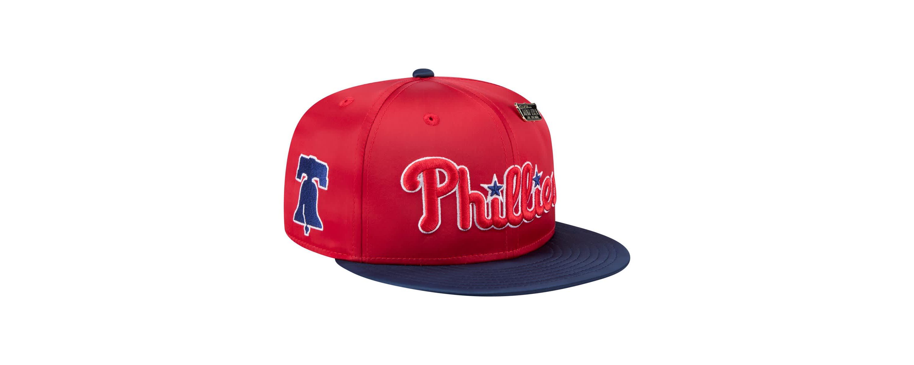 MLB Red/Navy Philadelphia Phillies Satin 59FIFTY Fitted Hat