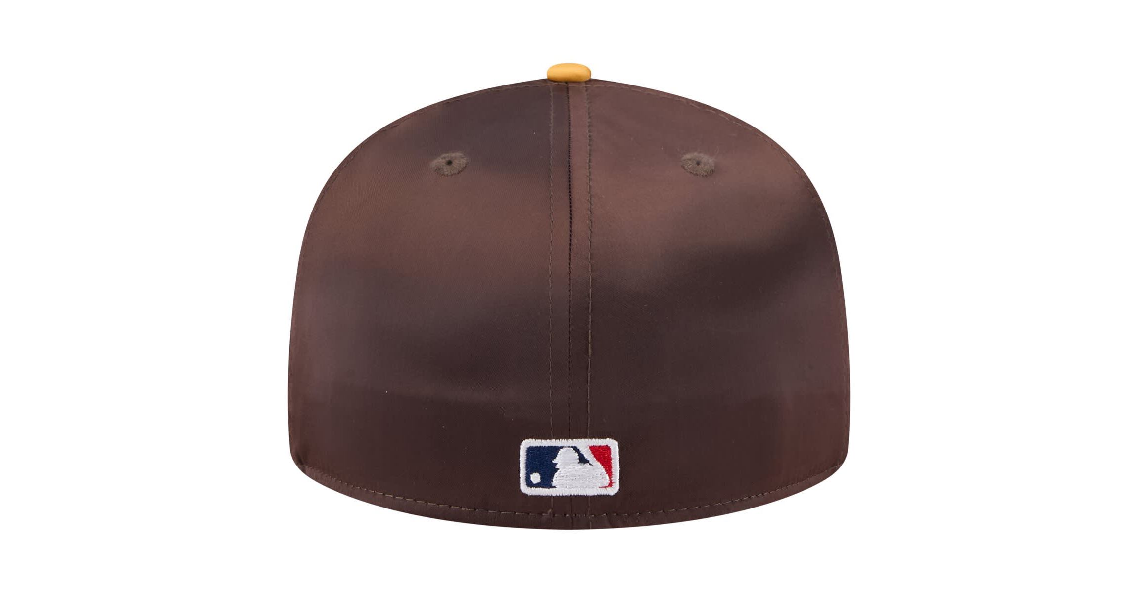 MLB Brown/Gold San Diego Padres Satin 59FIFTY Fitted Hat
