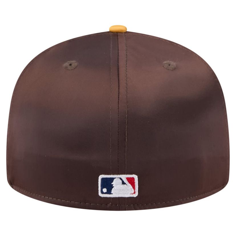 MLB Brown/Gold San Diego Padres Satin 59FIFTY Fitted Hat