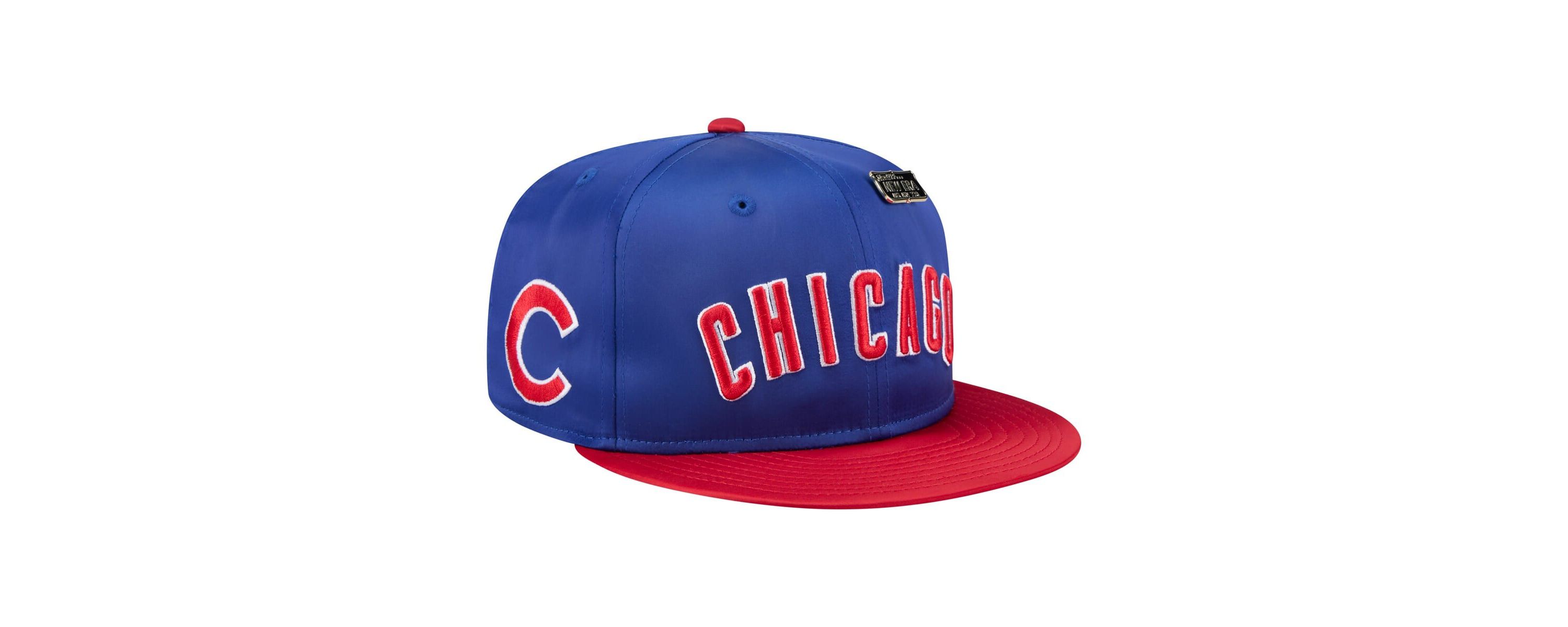 MLB Royal/Red Chicago Cubs Satin 59FIFTY Fitted Hat