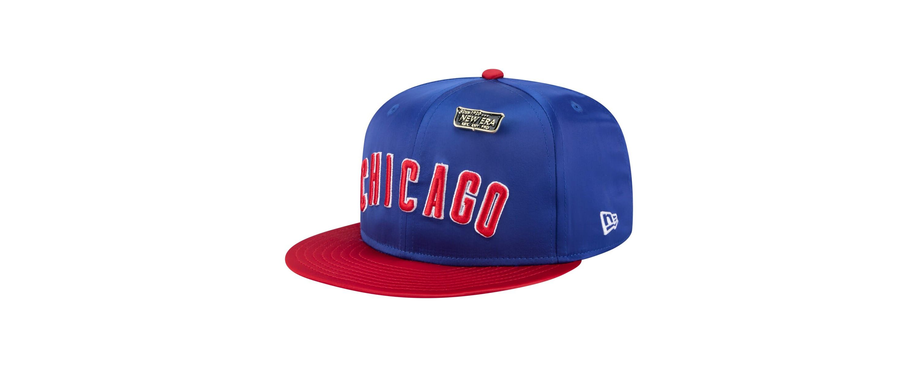 MLB Royal/Red Chicago Cubs Satin 59FIFTY Fitted Hat