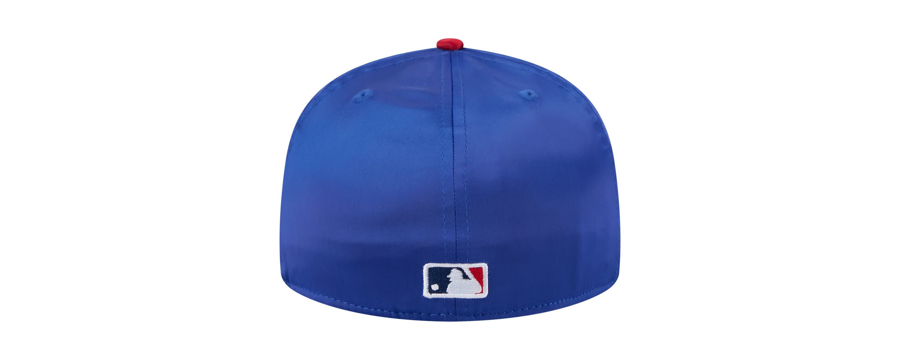 MLB Royal/Red Chicago Cubs Satin 59FIFTY Fitted Hat