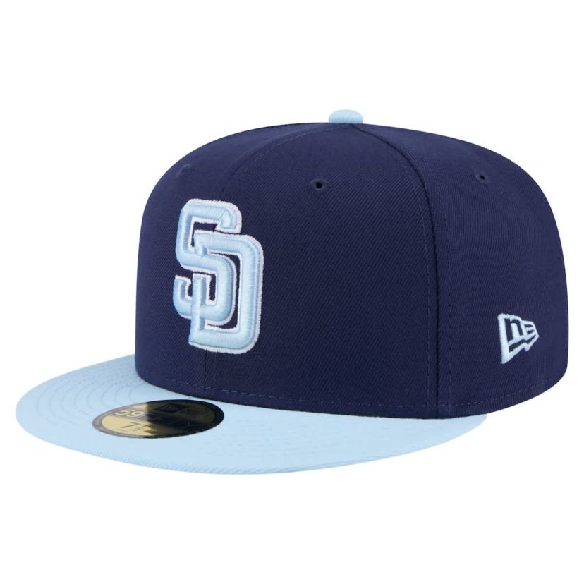 MLB Navy/Light San Diego Padres Color Pack 2-Tone 59FIFTY Fitted Hat