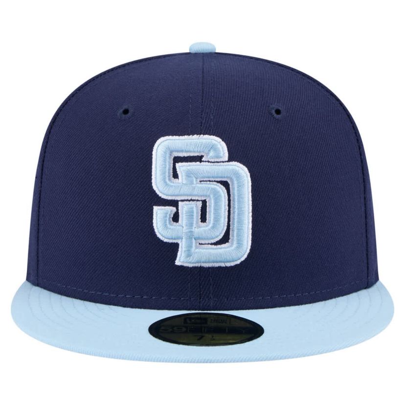 MLB Navy/Light San Diego Padres Color Pack 2-Tone 59FIFTY Fitted Hat