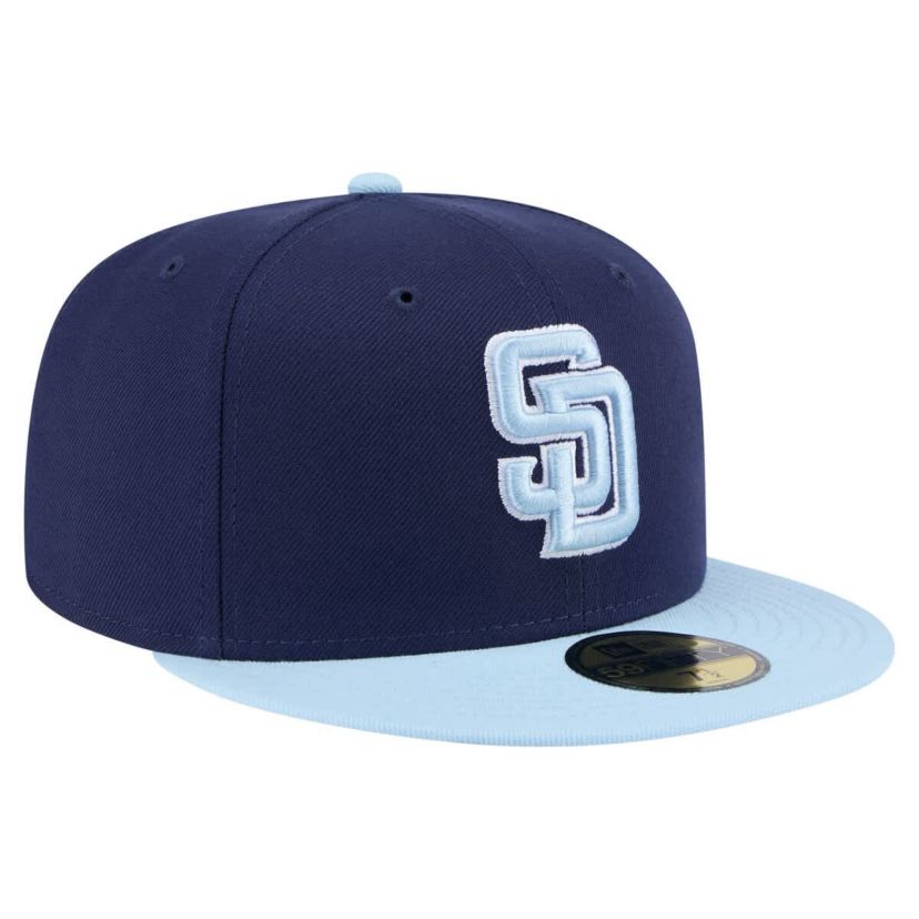 MLB Navy/Light San Diego Padres Color Pack 2-Tone 59FIFTY Fitted Hat