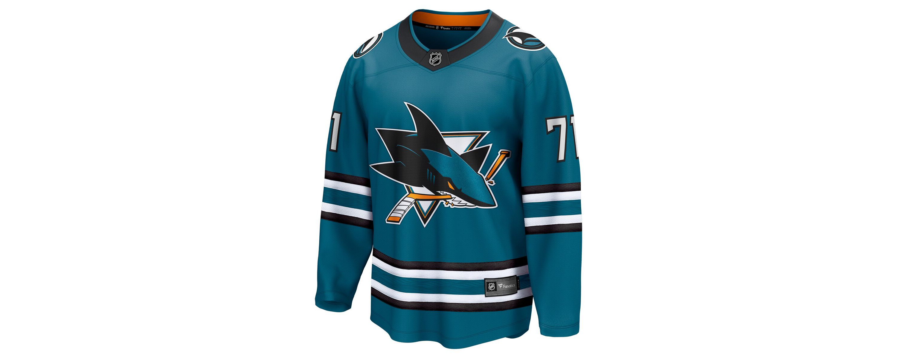 NHL Fanatics Macklin Celebrini San Jose Sharks Home Breakaway Jersey
