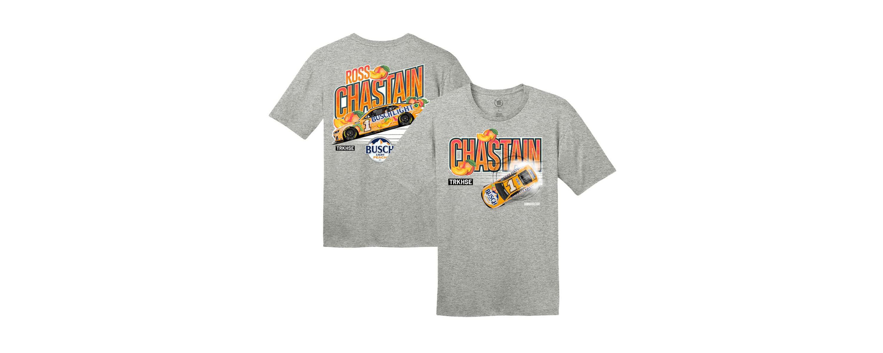 NASCAR Ross Chastain Busch Light Peach T-Shirt