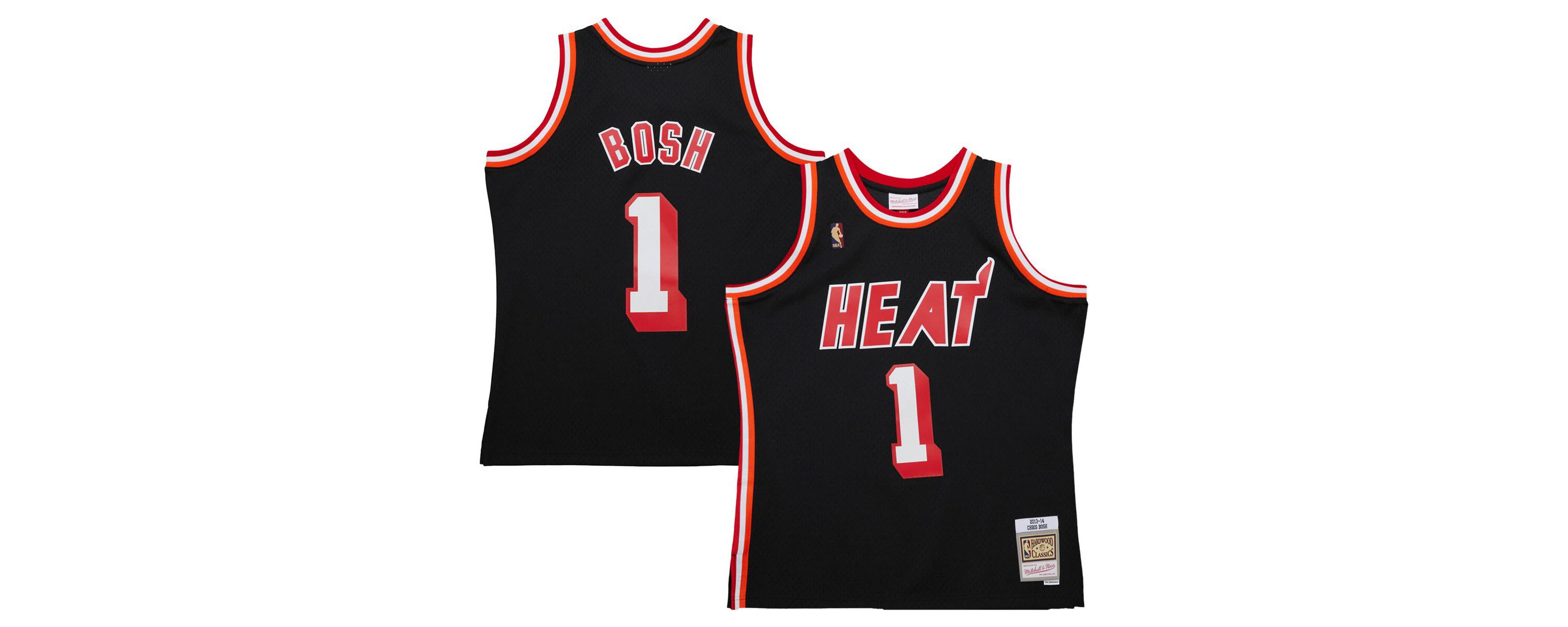 NBA Chris Bosh Miami Heat 2013/14 Hardwood Classics Swingman Jersey