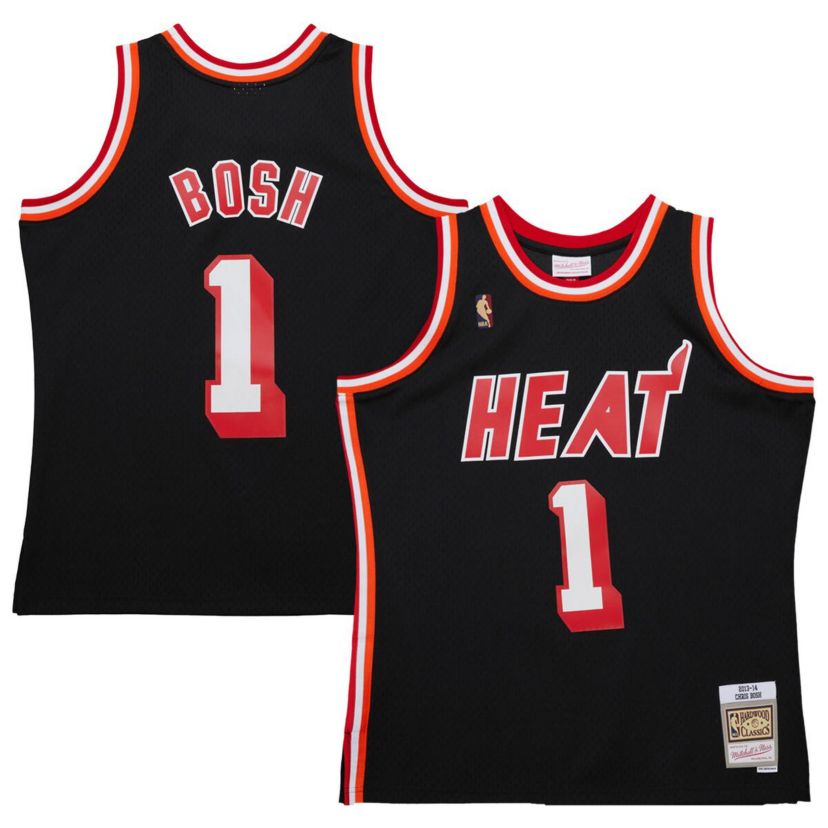NBA Chris Bosh Miami Heat 2013/14 Hardwood Classics Swingman Jersey