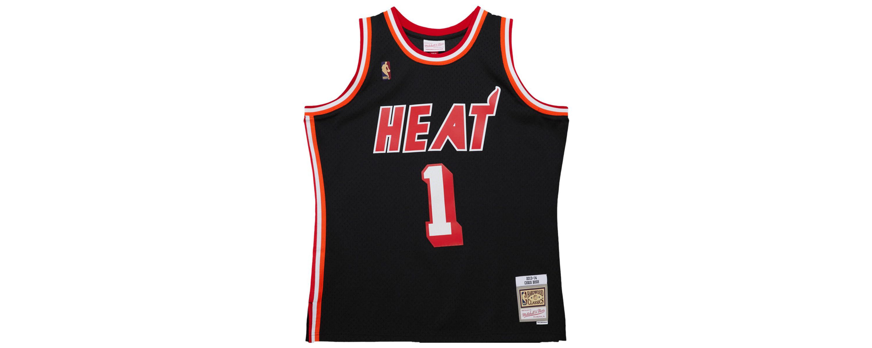 NBA Chris Bosh Miami Heat 2013/14 Hardwood Classics Swingman Jersey