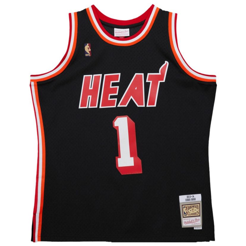 NBA Chris Bosh Miami Heat 2013/14 Hardwood Classics Swingman Jersey