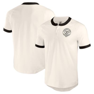 Darius Rucker Collection by Fanatics Men's MLB Cincinnati Reds Henley Raglan T-Shirt