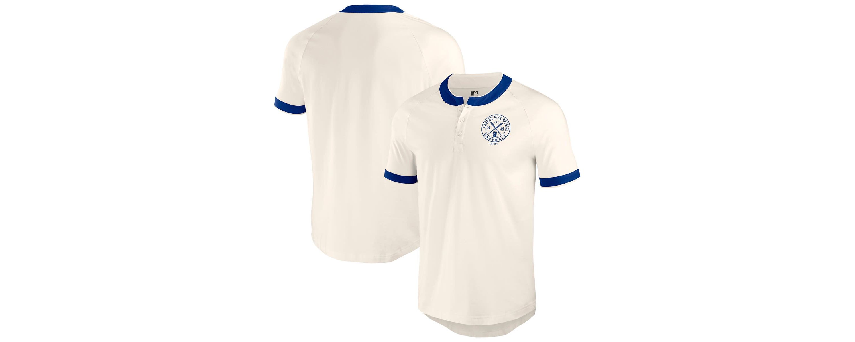 MLB Kansas City Royals Henley Raglan T-Shirt