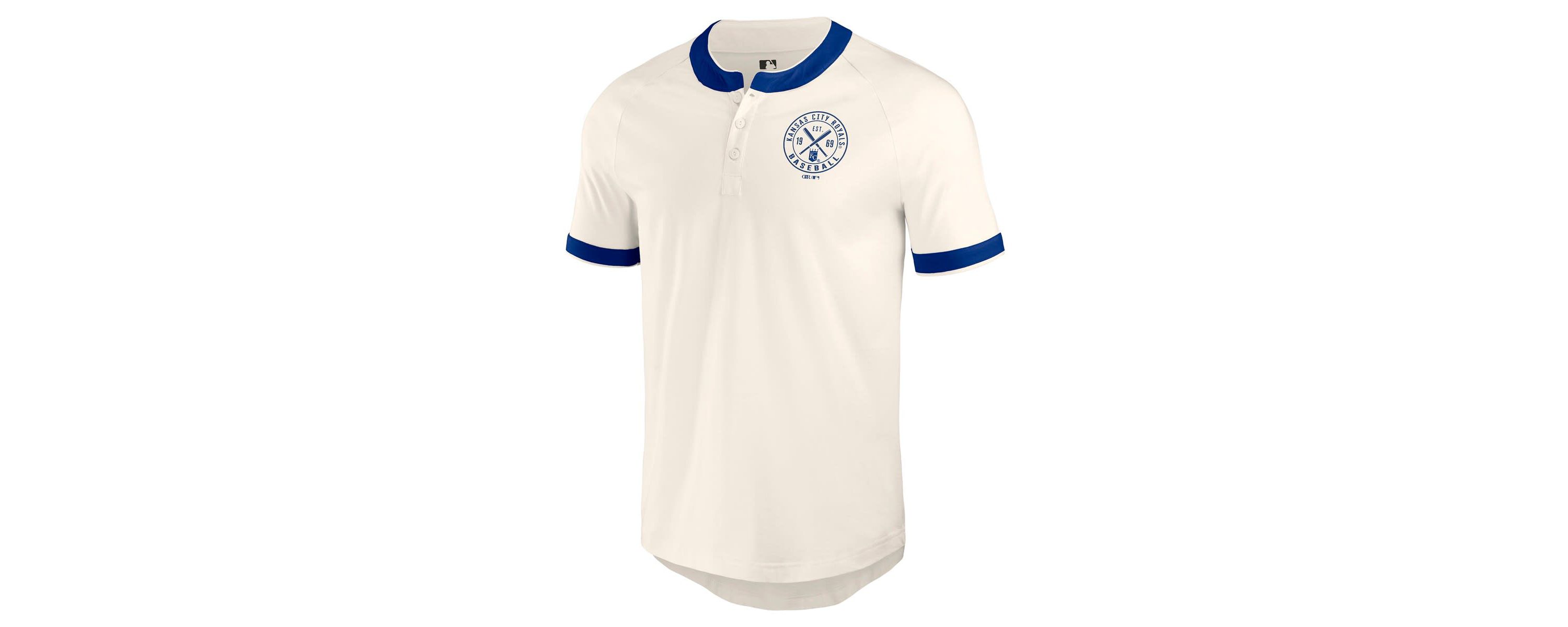 MLB Kansas City Royals Henley Raglan T-Shirt