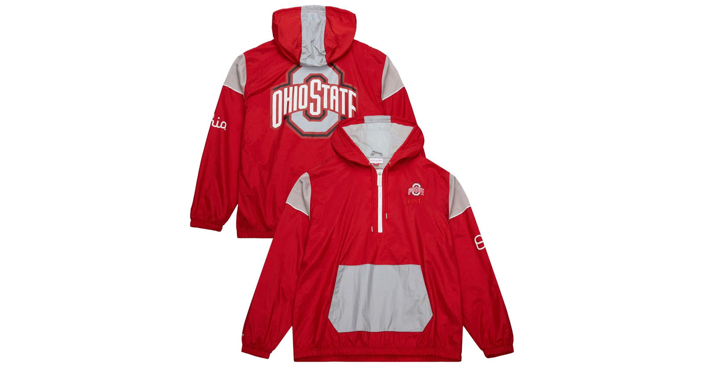 NCAA Ohio State Buckeyes Team 3.0 Anorak Half-Zip Hoodie