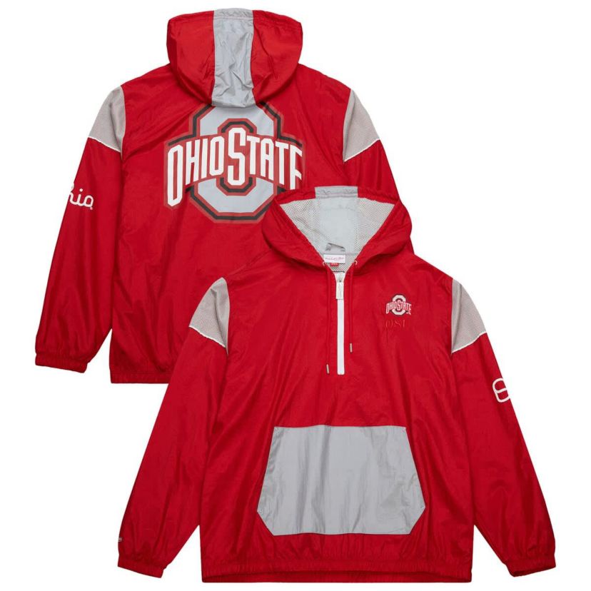 NCAA Ohio State Buckeyes Team 3.0 Anorak Half-Zip Hoodie
