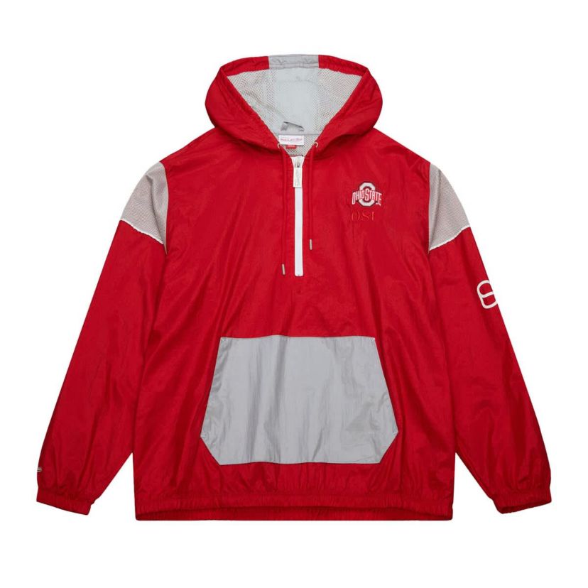 NCAA Ohio State Buckeyes Team 3.0 Anorak Half-Zip Hoodie