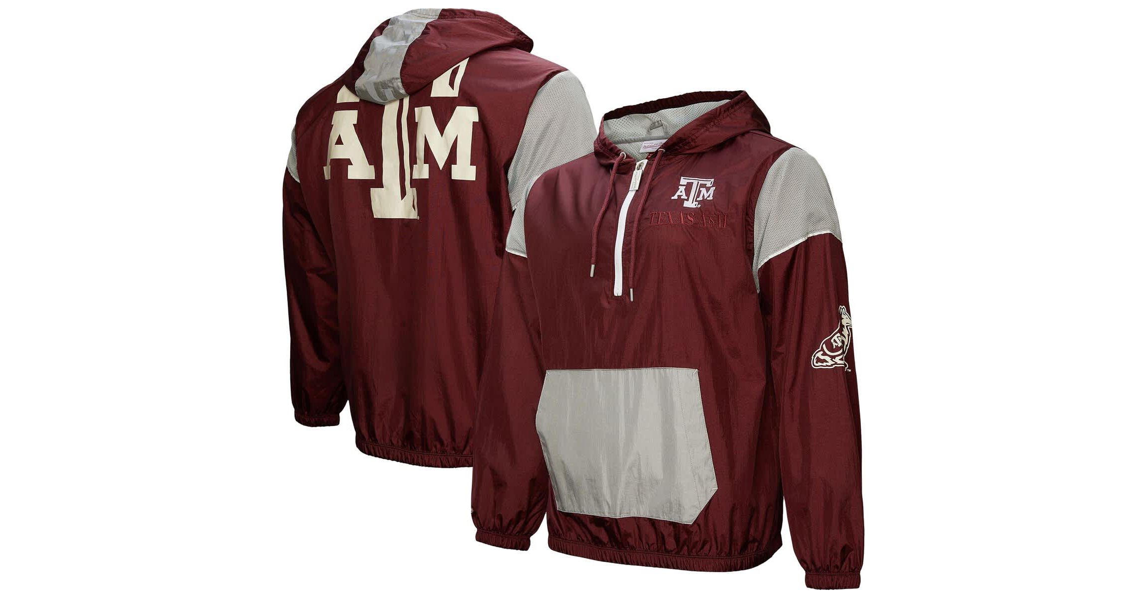 NCAA Texas A&M Aggies Team 3.0 Anorak Half-Zip Hoodie