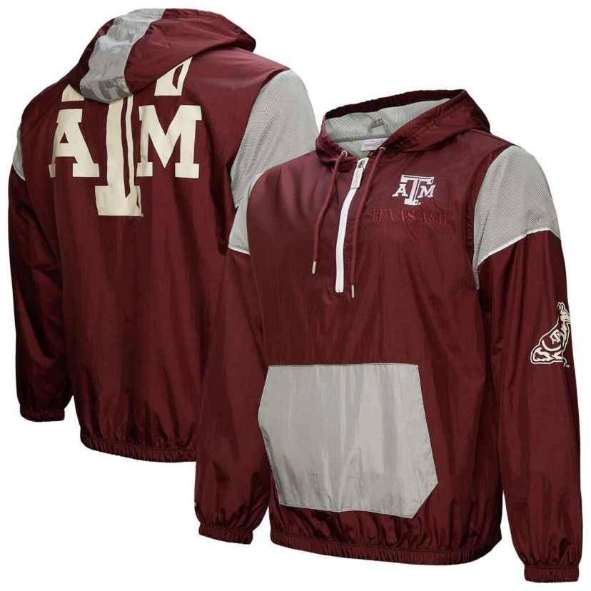 NCAA Texas A&M Aggies Team 3.0 Anorak Half-Zip Hoodie