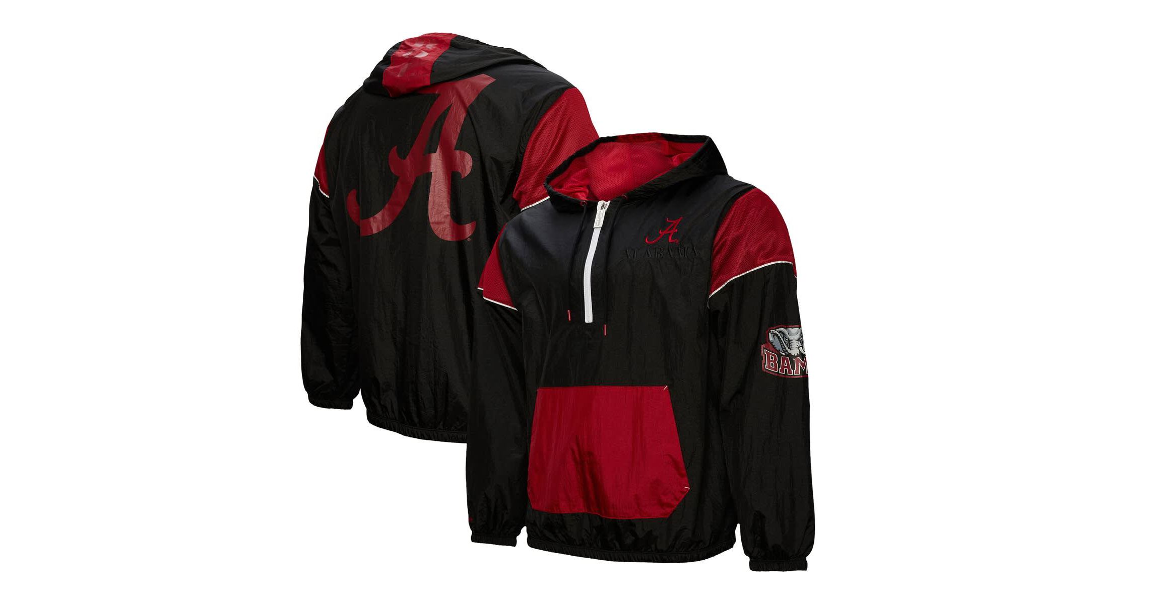 Alabama Crimson Tide NCAA Alabama Tide Team 3.0 Anorak Half-Zip Hoodie