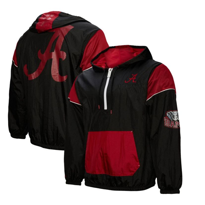 Alabama Crimson Tide NCAA Alabama Tide Team 3.0 Anorak Half-Zip Hoodie