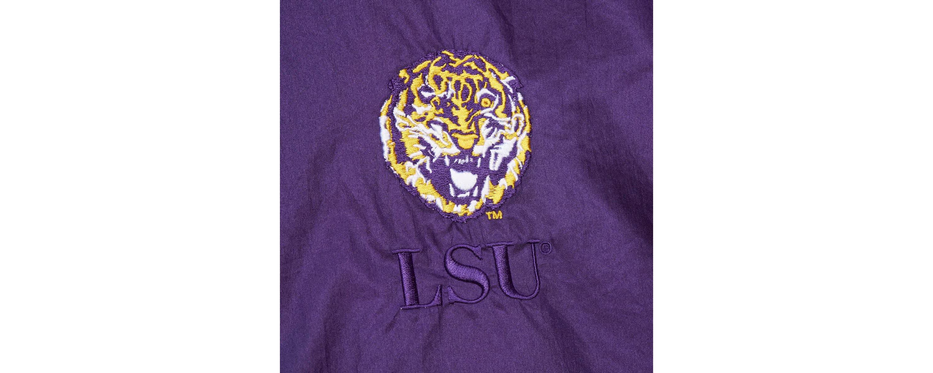 NCAA LSU Tigers Anorak Vintage Logo Half-Zip Hoodie Jacket