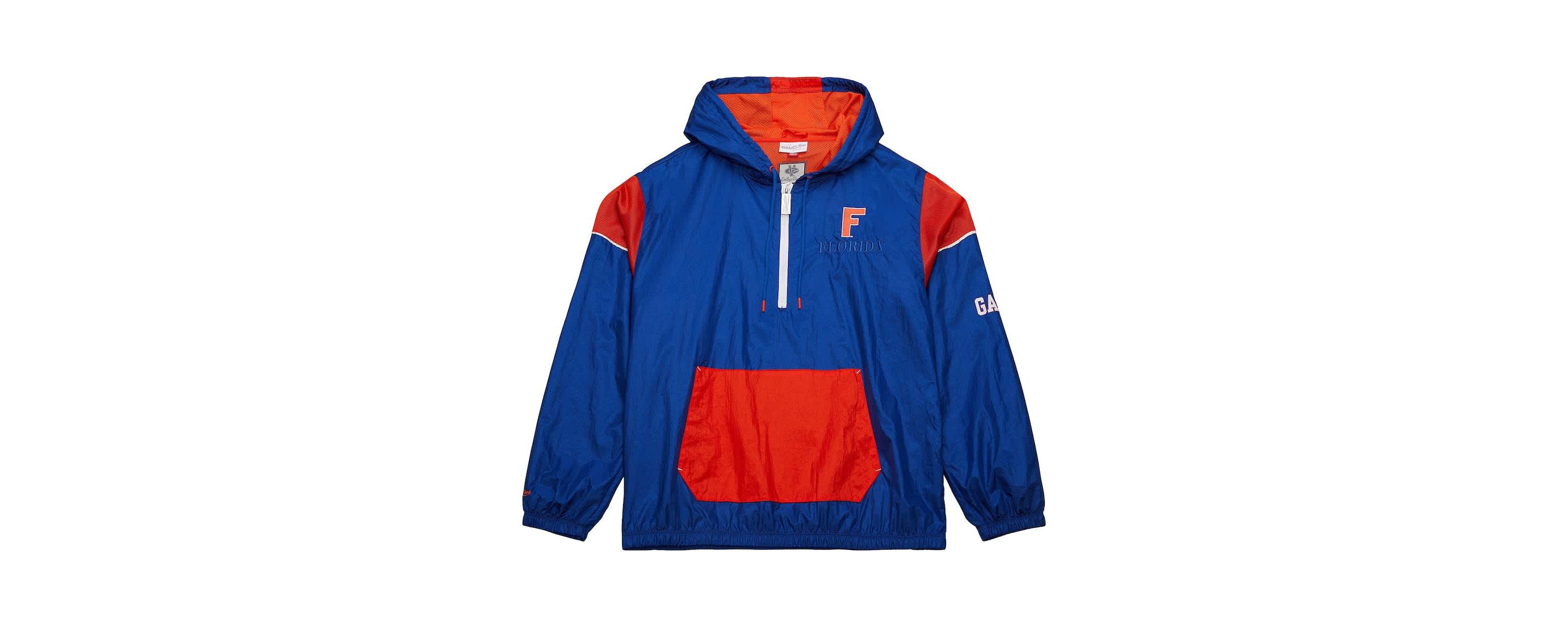 NCAA Florida Gators Anorak Vintage Logo Half-Zip Hoodie Jacket