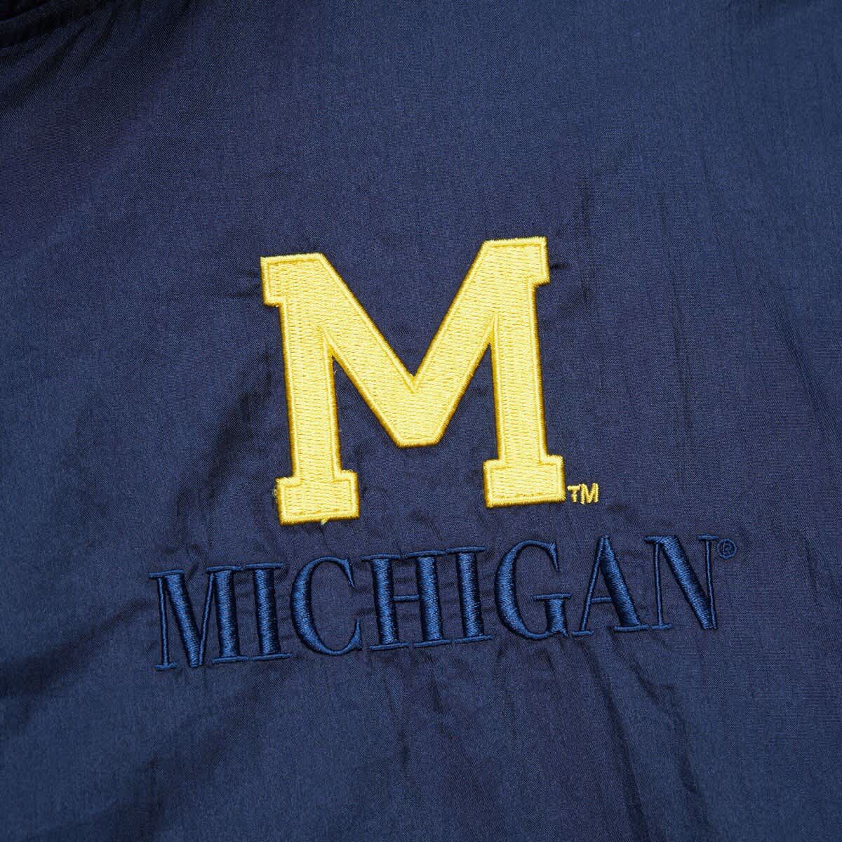 NCAA Michigan Wolverines Anorak Vintage Logo Half-Zip Hoodie Jacket