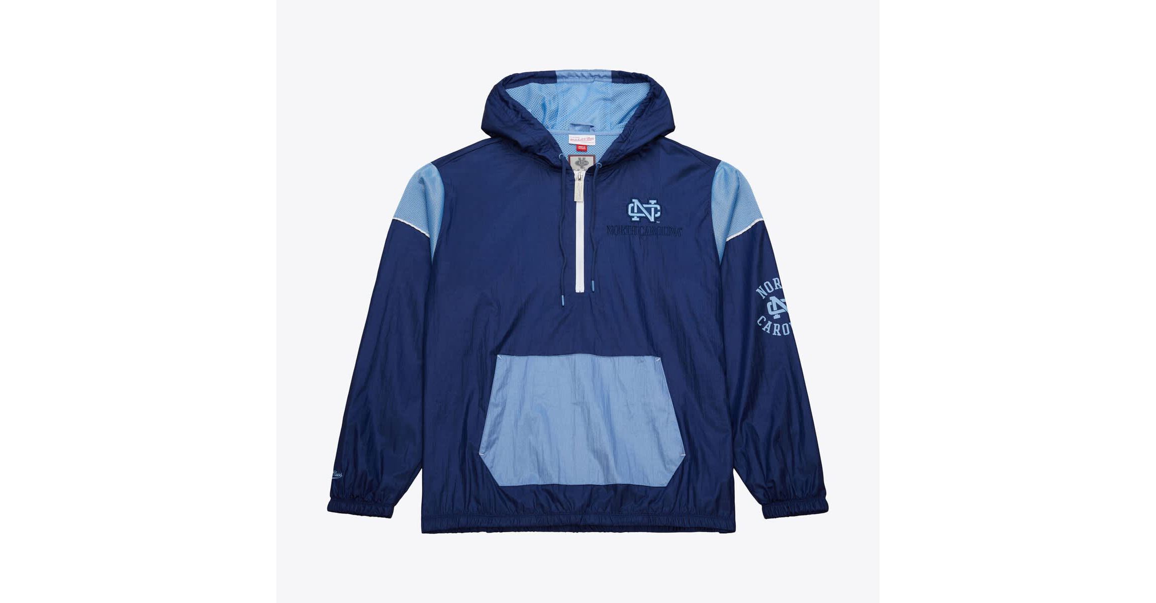 NCAA North Carolina Tar Heels Anorak Vintage Logo Half-Zip Hoodie Jacket
