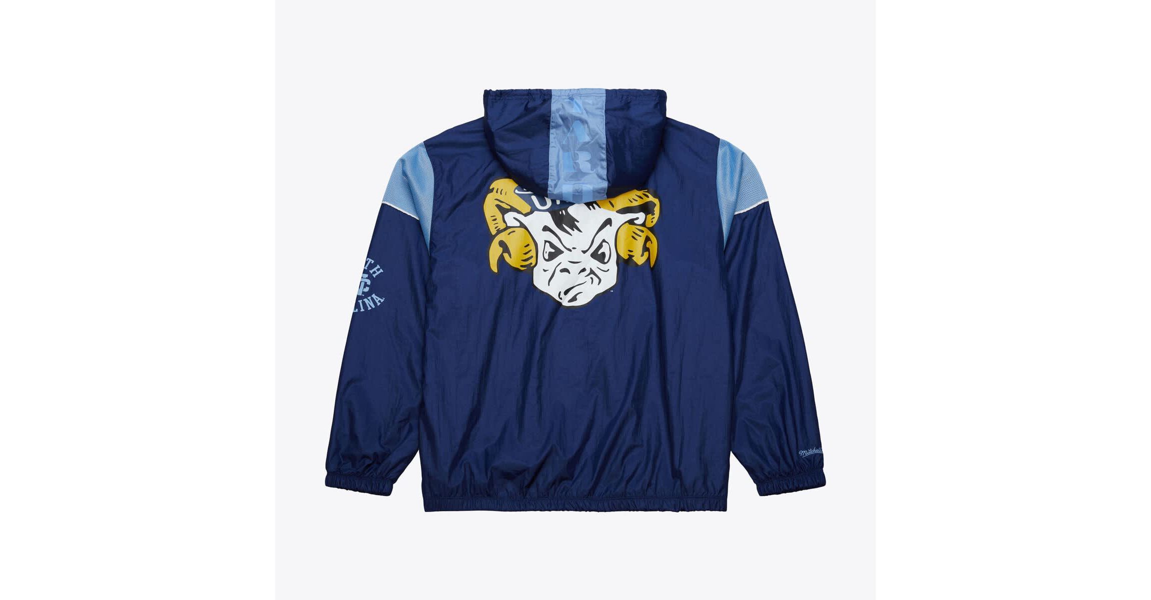 NCAA North Carolina Tar Heels Anorak Vintage Logo Half-Zip Hoodie Jacket