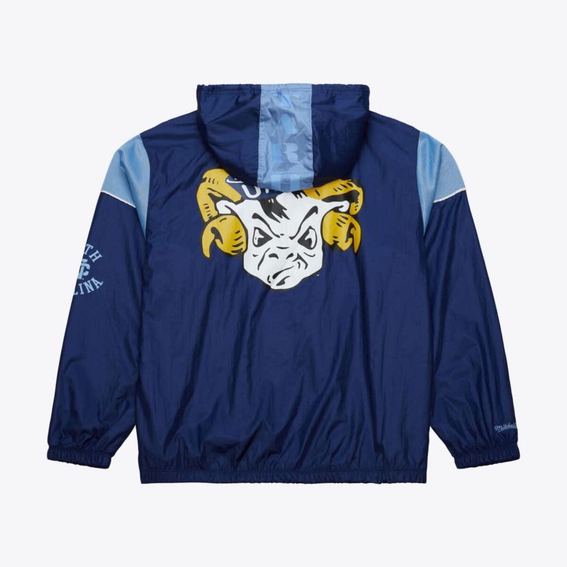 NCAA North Carolina Tar Heels Anorak Vintage Logo Half-Zip Hoodie Jacket