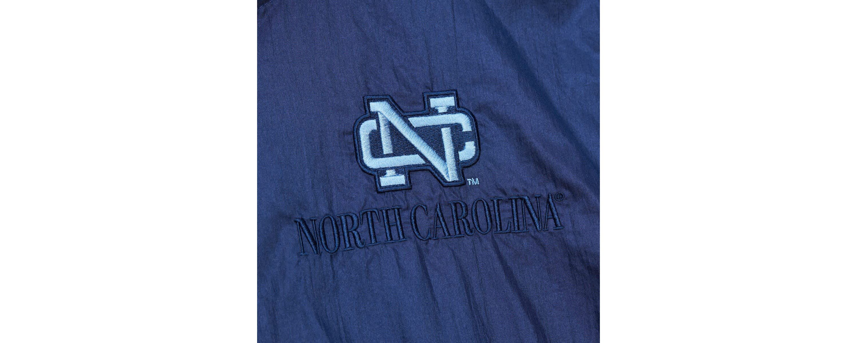 NCAA North Carolina Tar Heels Anorak Vintage Logo Half-Zip Hoodie Jacket