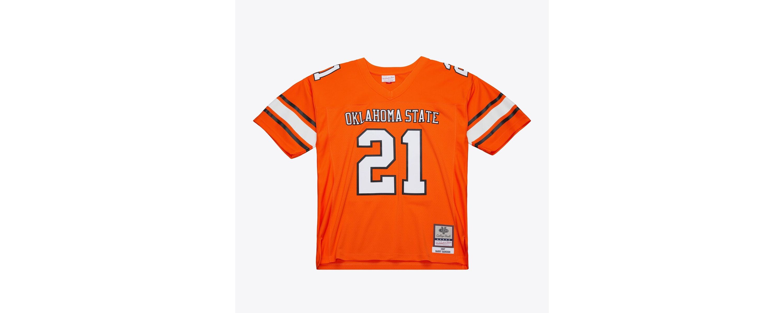NCAA Barry Sanders Oklahoma State Cowboys 1987 Replica Jersey