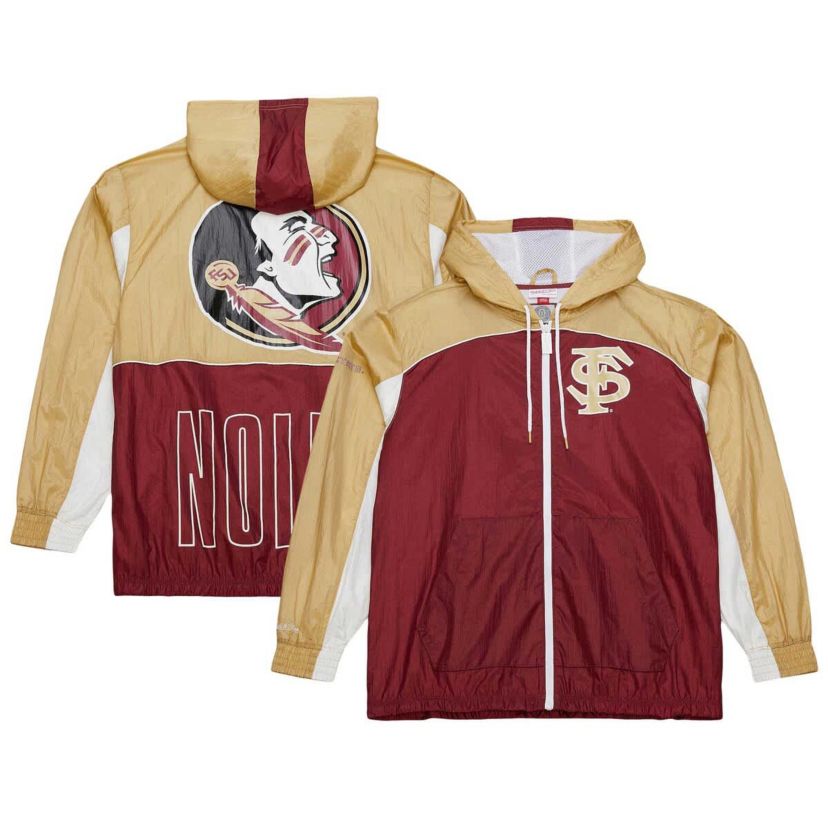 NCAA Florida State Seminoles Big Shot Premium Full-Zip Windbreaker