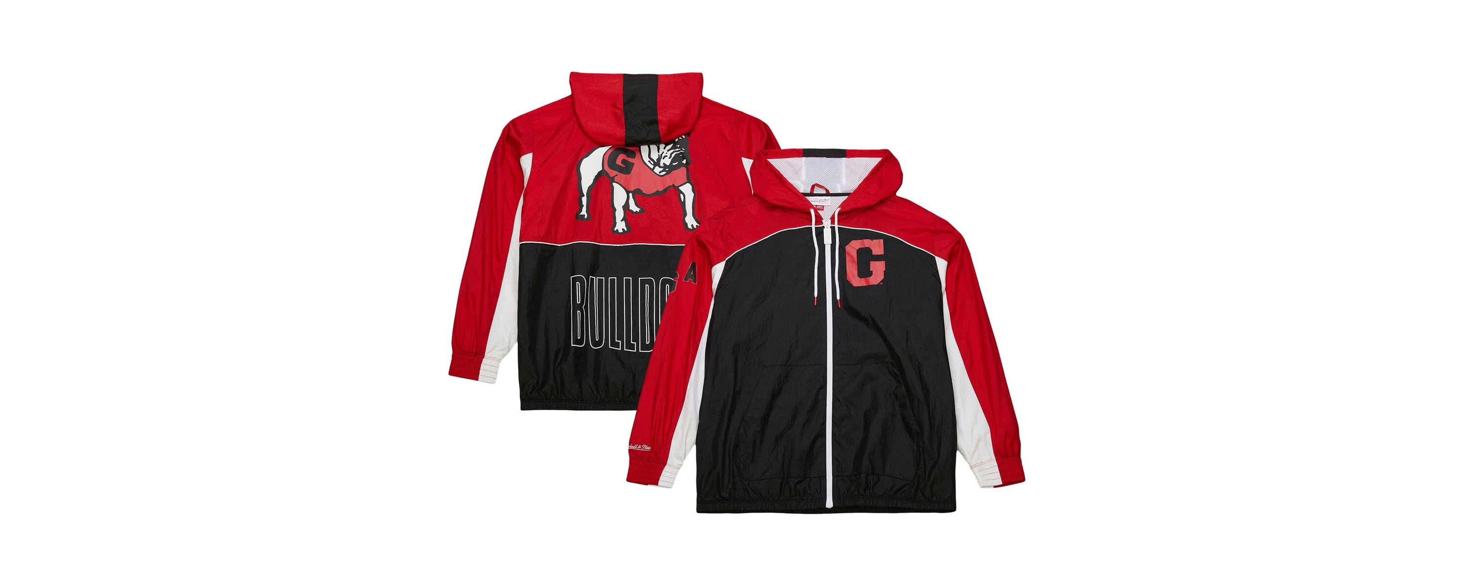 NCAA Georgia Bulldogs Big Shot Premium Full-Zip Windbreaker