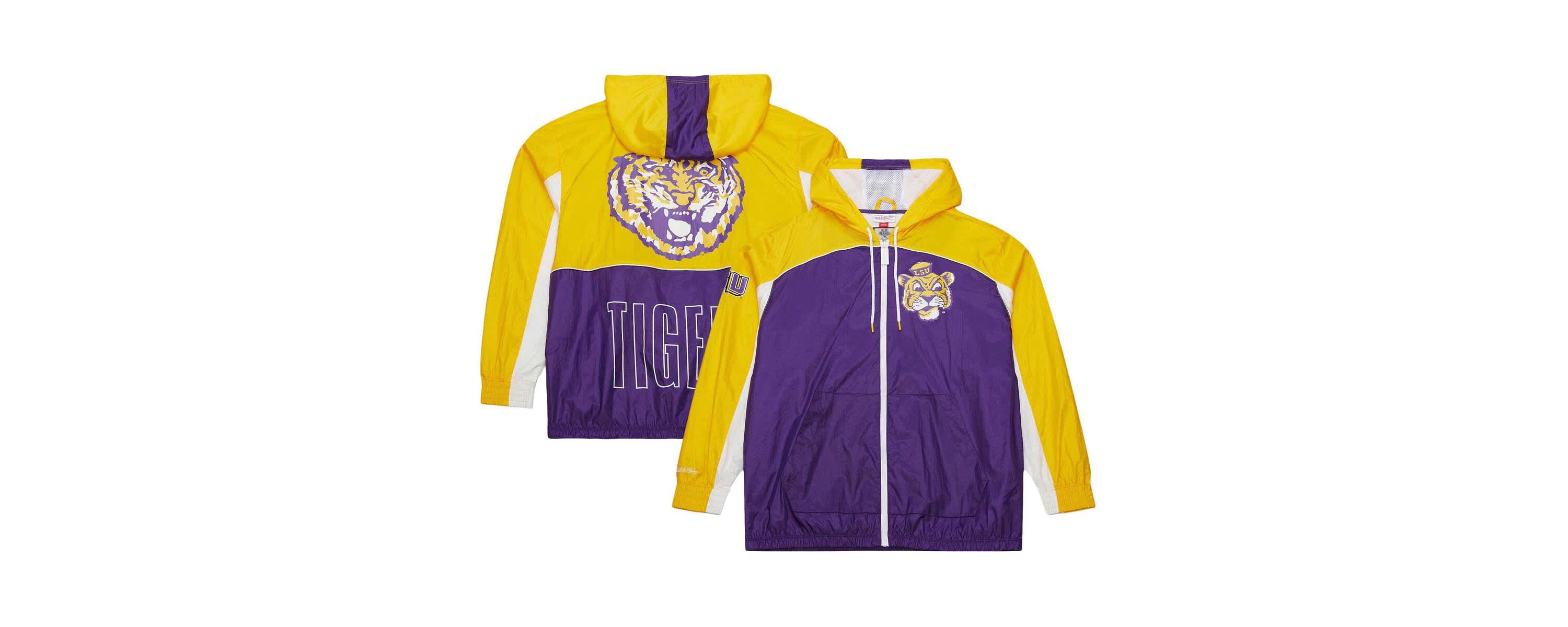 NCAA LSU Tigers Big Shot Premium Full-Zip Windbreaker