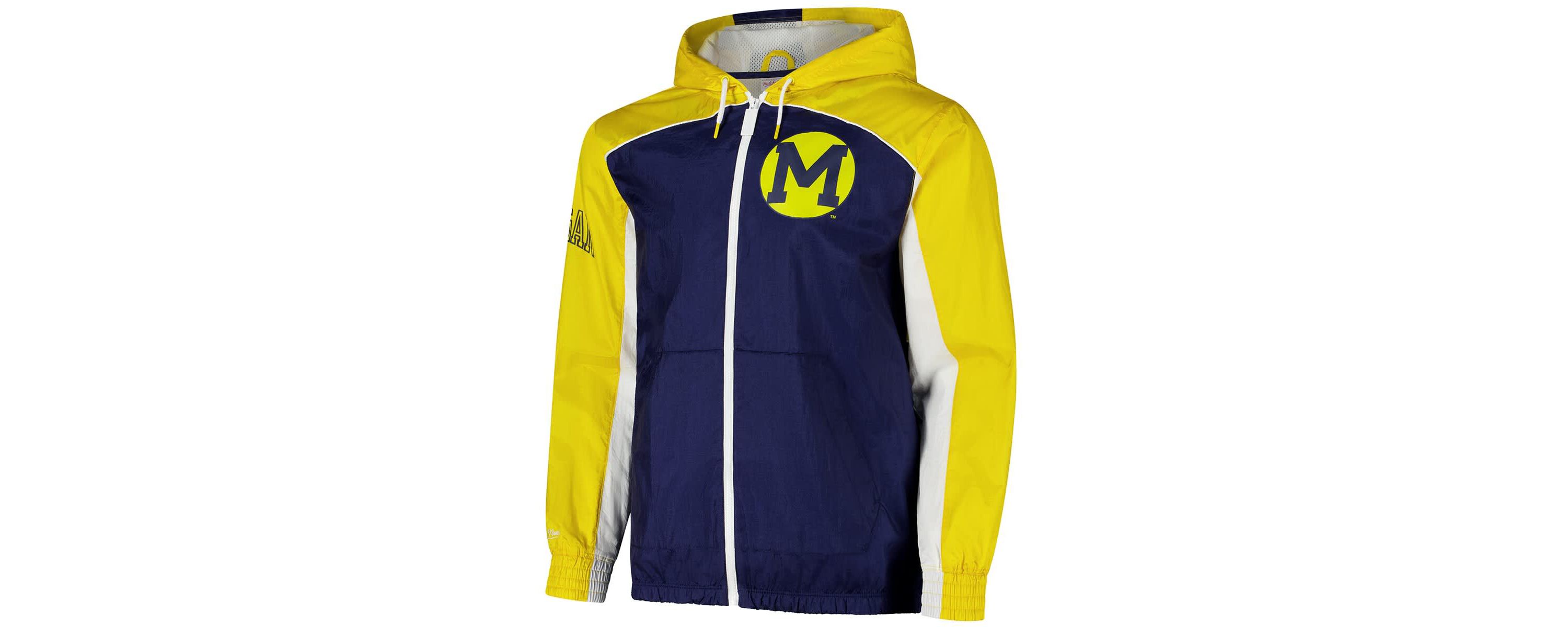 NCAA Michigan Wolverines Big Shot Premium Full-Zip Windbreaker