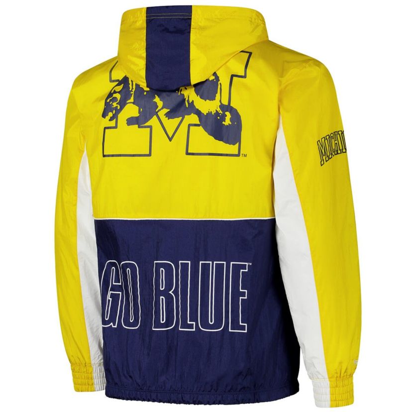 NCAA Michigan Wolverines Big Shot Premium Full-Zip Windbreaker
