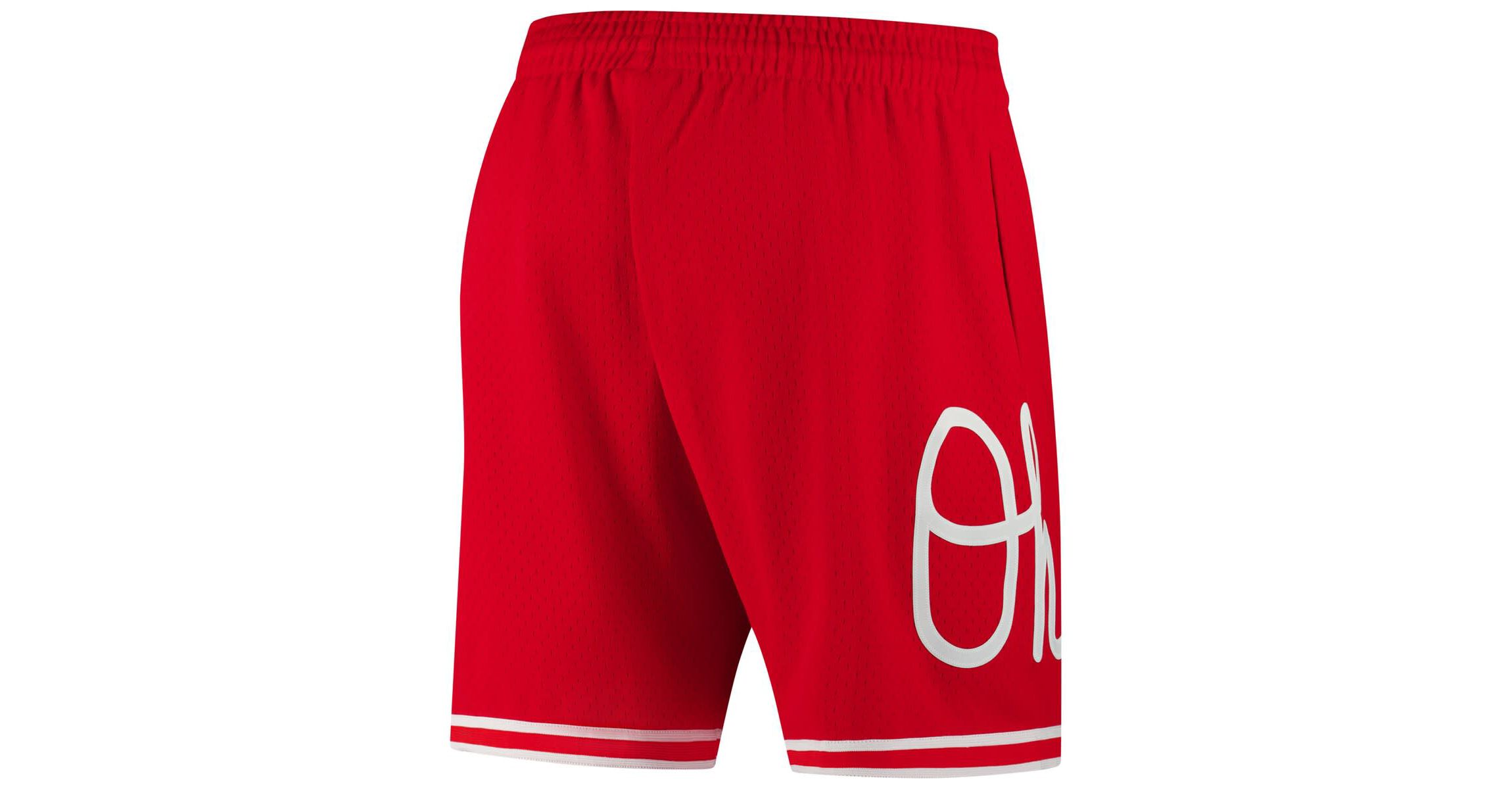 NCAA Ohio State Buckeyes Team ID Current Logo Mesh Shorts