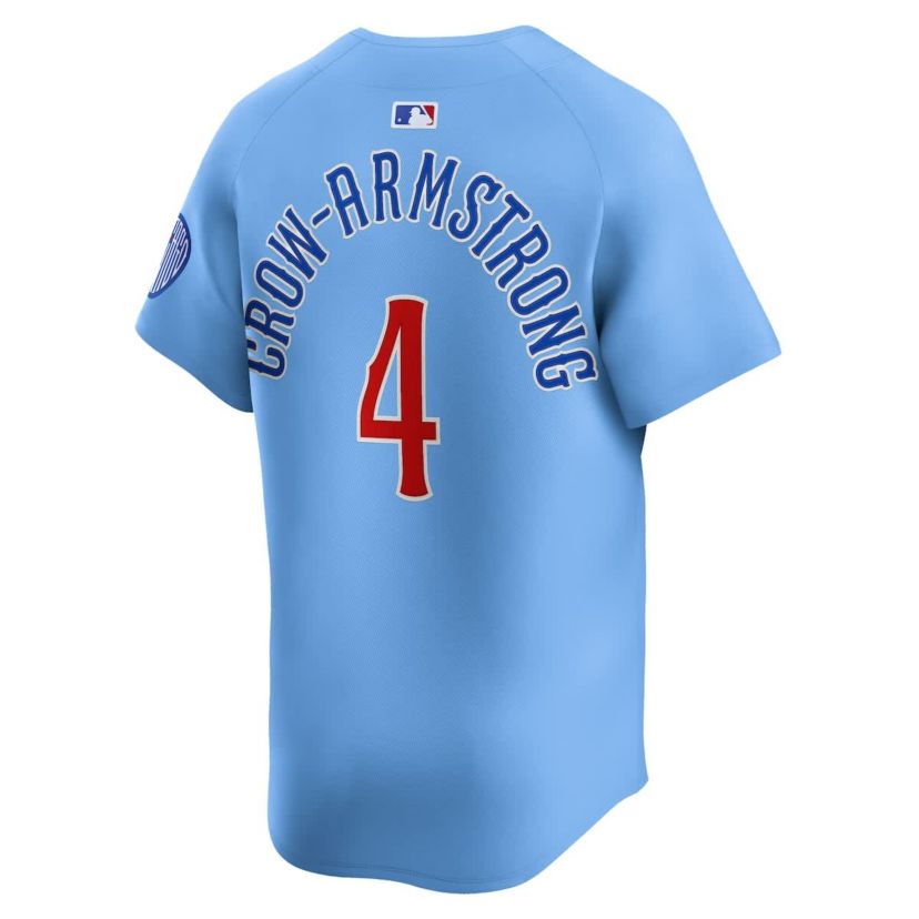 MLB Nike Pete Crow-Armstrong Light Chicago Cubs Alternate Limited Player Jersey