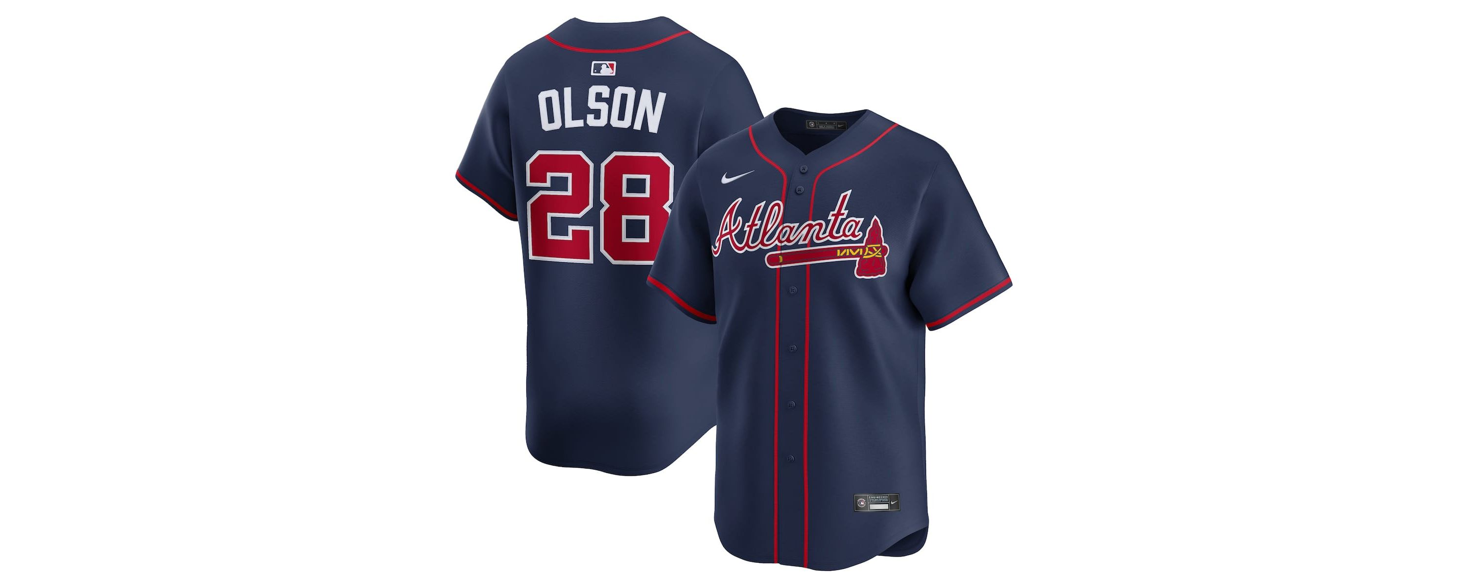 MLB Nike Matt Olson Atlanta Braves Alternate Limited Jersey