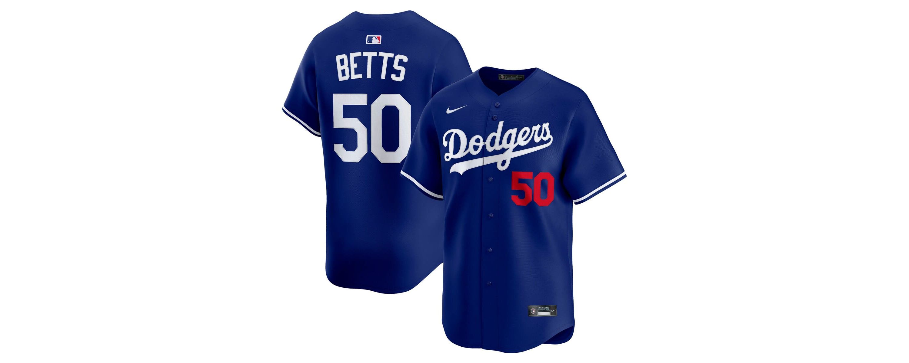MLB Nike Mookie Betts Los Angeles Dodgers Alternate Limited Player Jersey