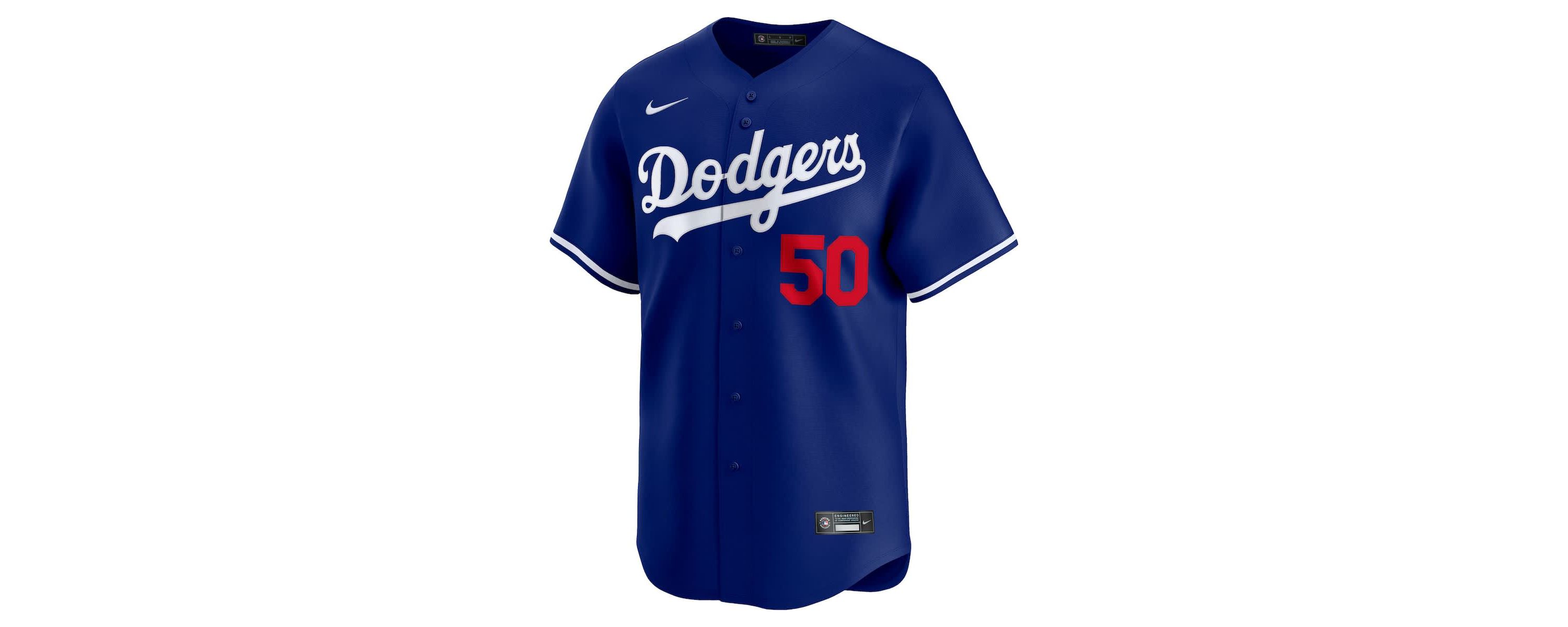MLB Nike Mookie Betts Los Angeles Dodgers Alternate Limited Player Jersey
