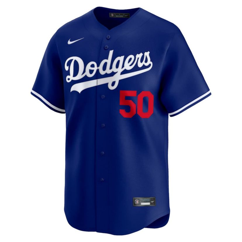 MLB Nike Mookie Betts Los Angeles Dodgers Alternate Limited Player Jersey