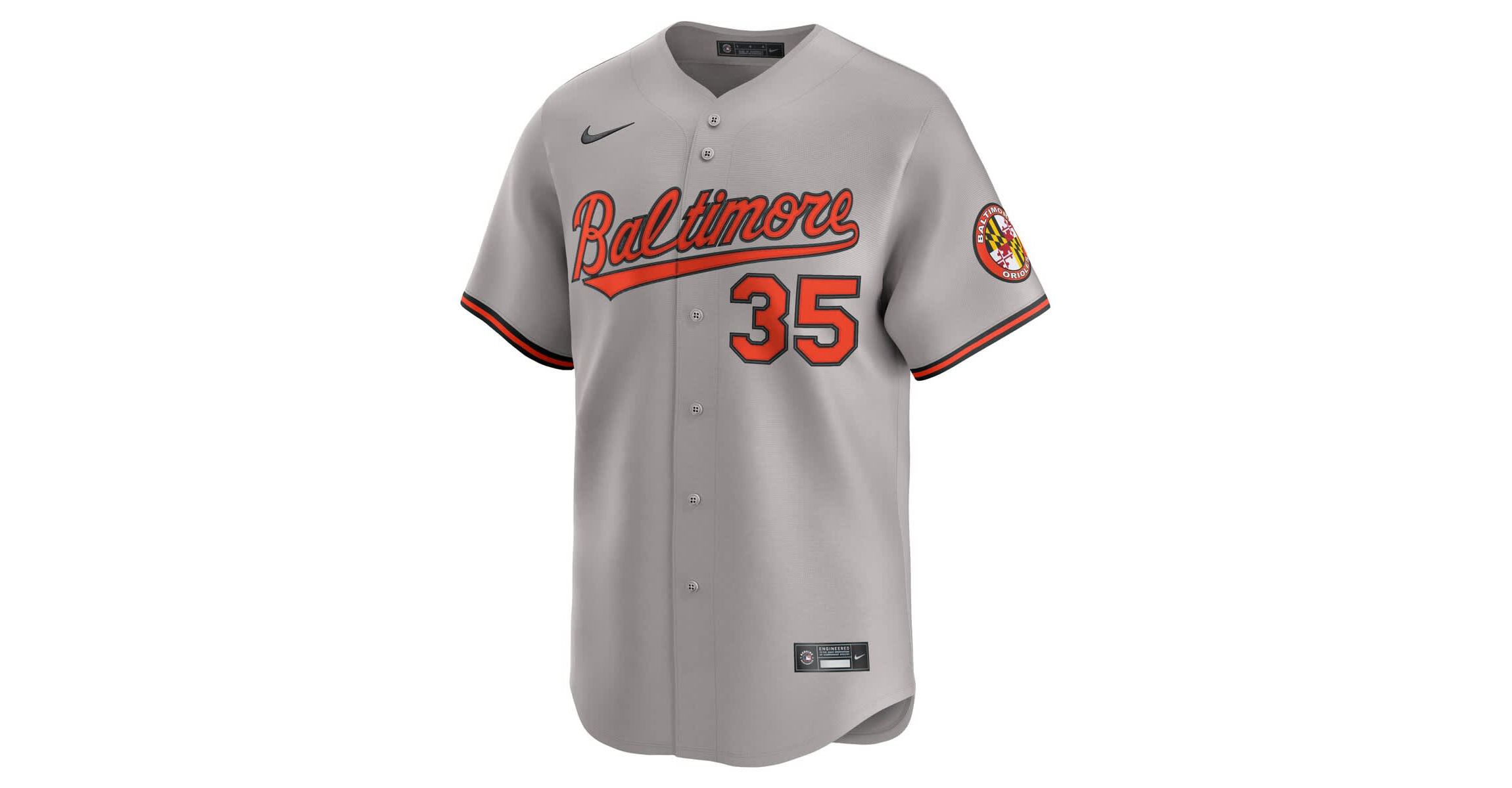 MLB Nike Adley Rutschman Baltimore Orioles Road Limited Player Jersey