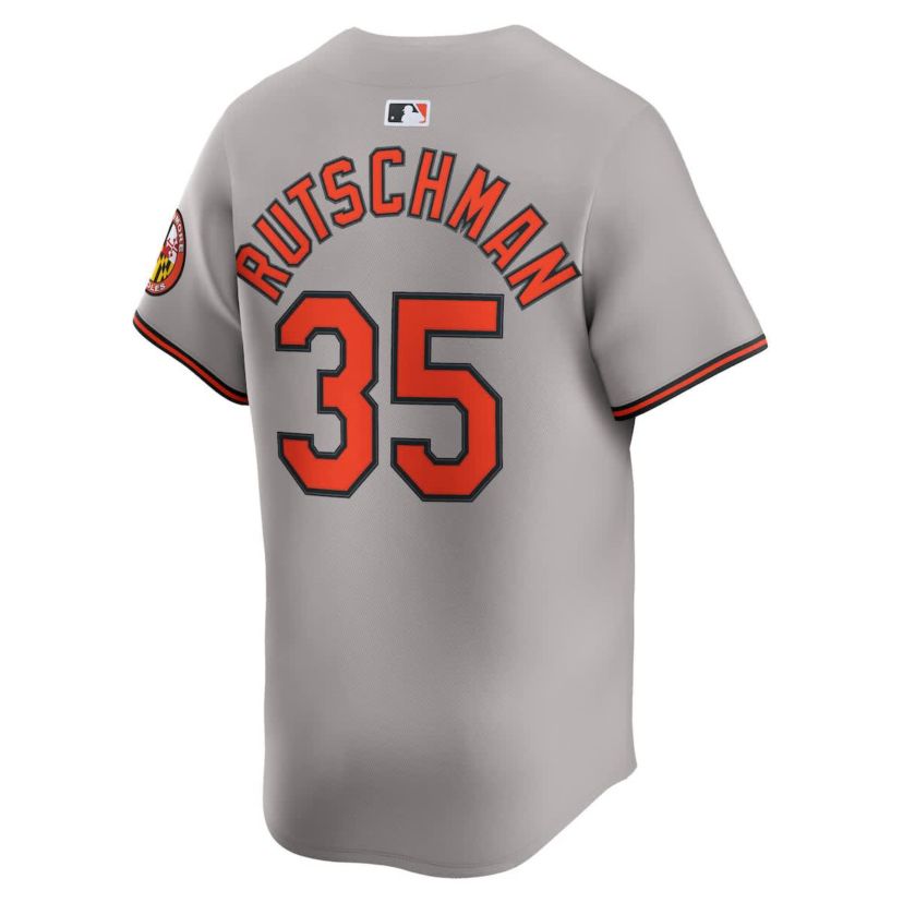 MLB Nike Adley Rutschman Baltimore Orioles Road Limited Player Jersey