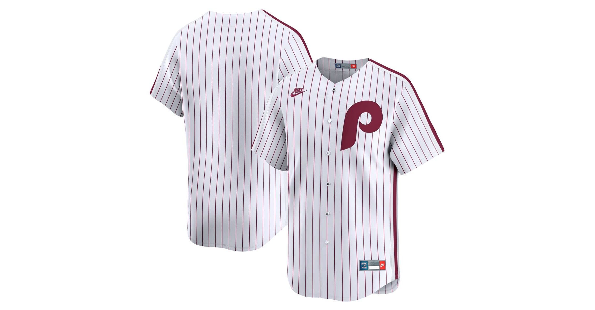 MLB Nike Philadelphia Phillies Throwback Cooperstown Collection Limited Jersey