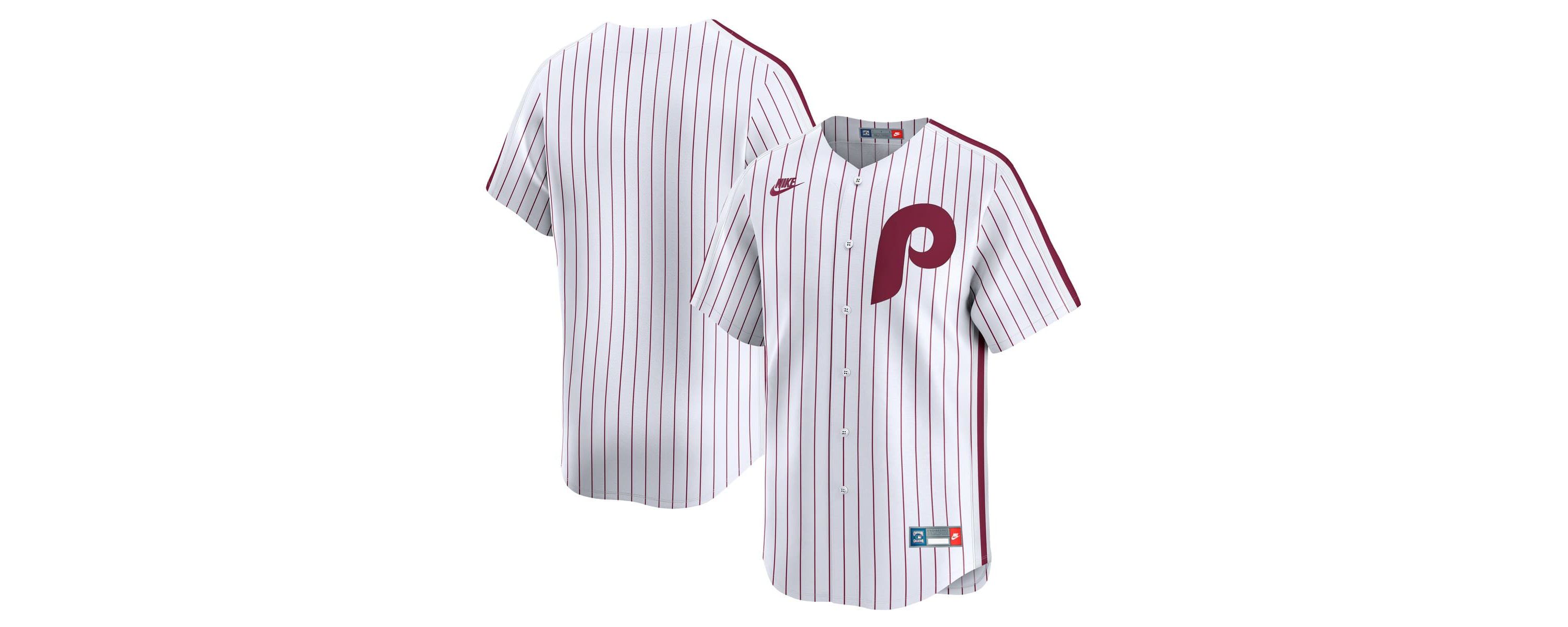 MLB Nike Philadelphia Phillies Throwback Cooperstown Collection Limited Jersey